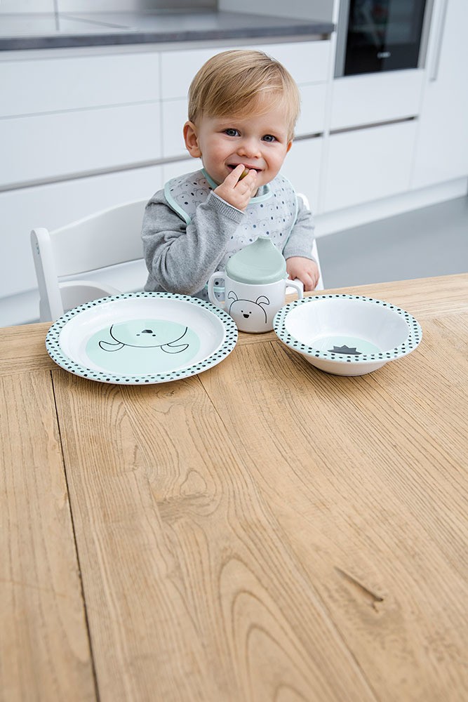 Lassig, Śliniak wodoodporny 6m+ Little Chums Pies