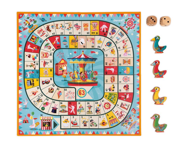 Janod, Gra wyścig Gąski na karuzeli Carrousel