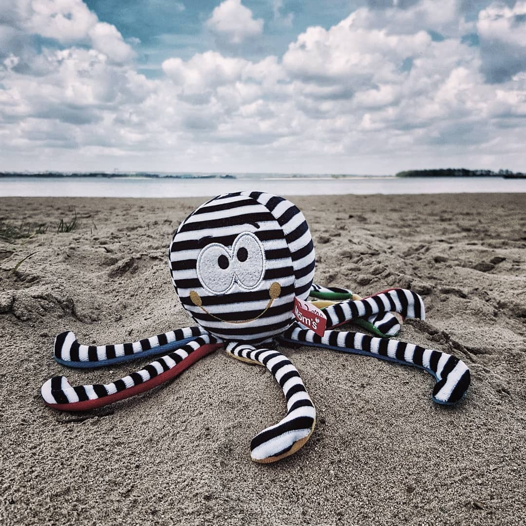 Mom's Care, Ośmiornica z odgłosami prenatalnymi czerwona Mom's Care, Ośmiornica z odgłosami prenatalnymi czerwona