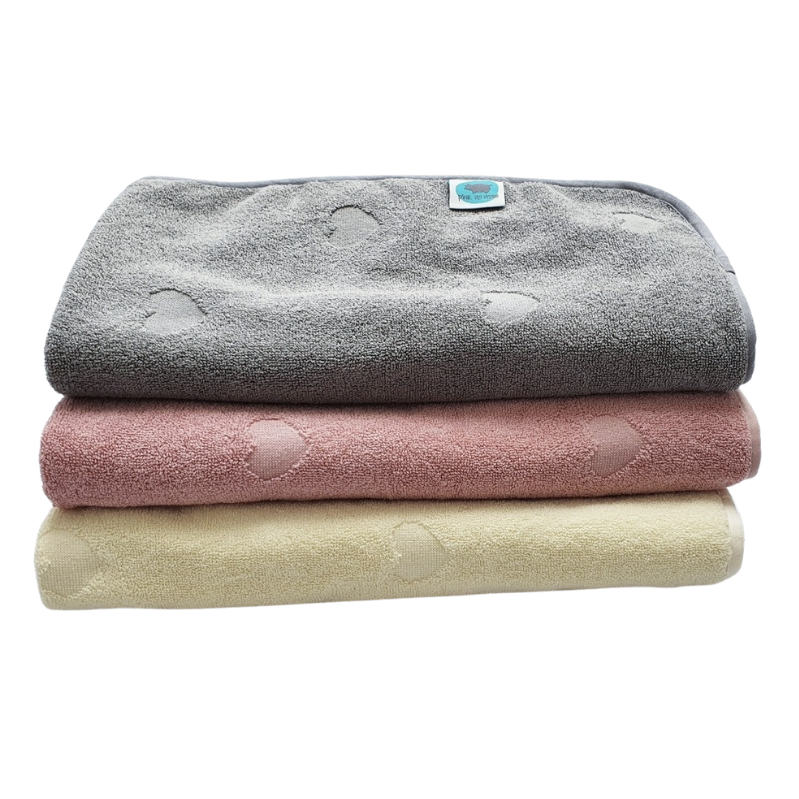Pink no more, Ręcznik bawełniany 85x85cm - Vanilla