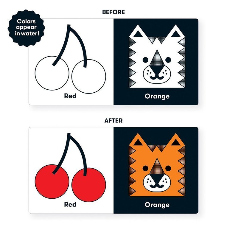 Mudpuppy, Magiczna książeczka do kąpieli - Jaki mam kolor?