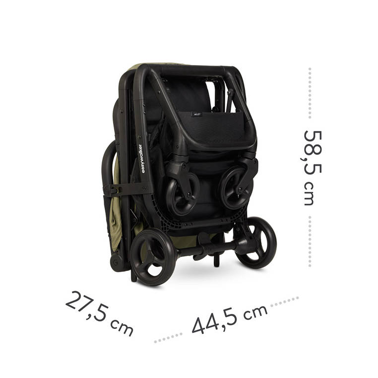 Easywalker, Miley² Kompaktowy wózek spacerowy z torbą transportową Sage Green Easywalker, Miley² Kompaktowy wózek spacerowy z torbą transportową Sage Green