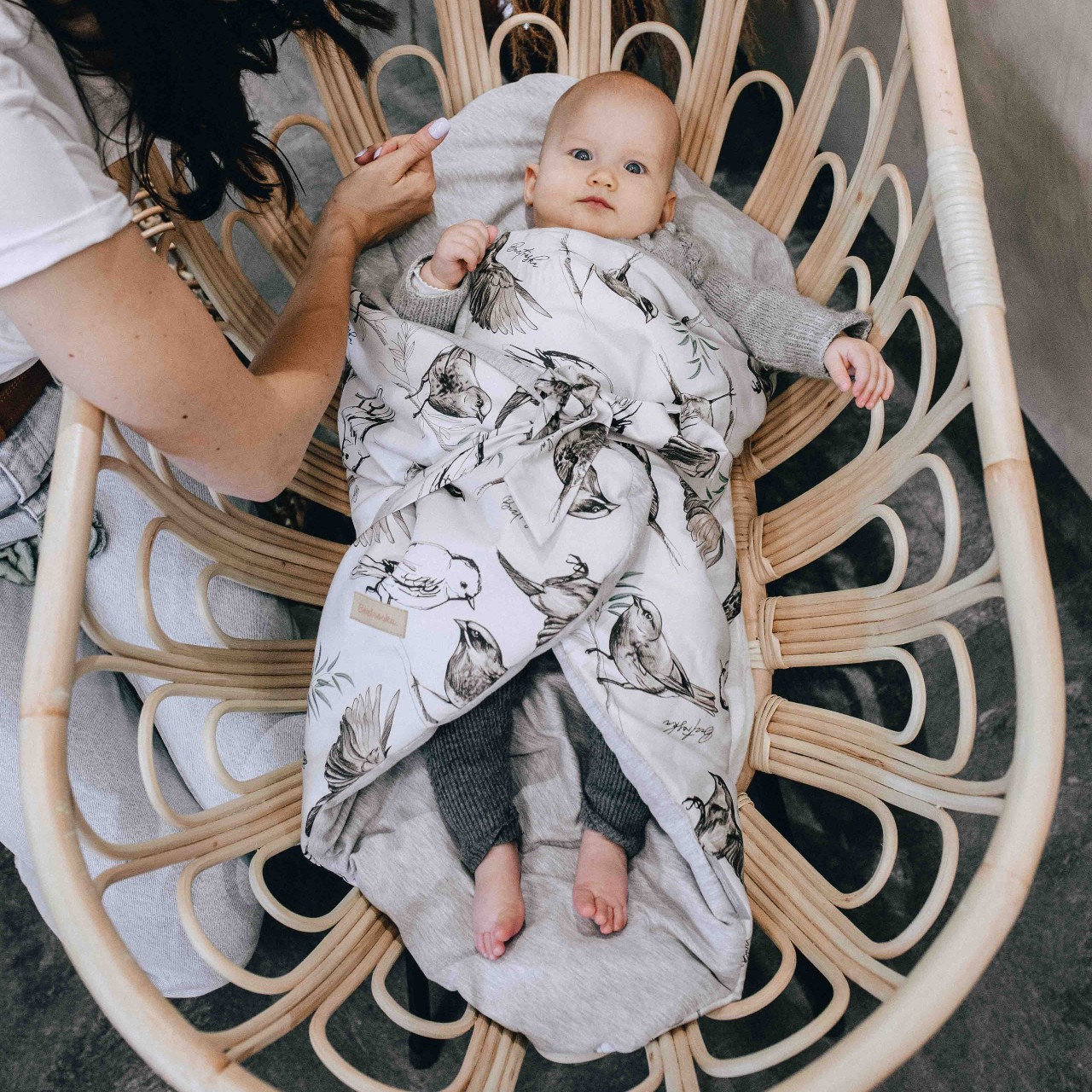 Beztroska, Rożek bawełniany z welurem - Polskie zwierzęta