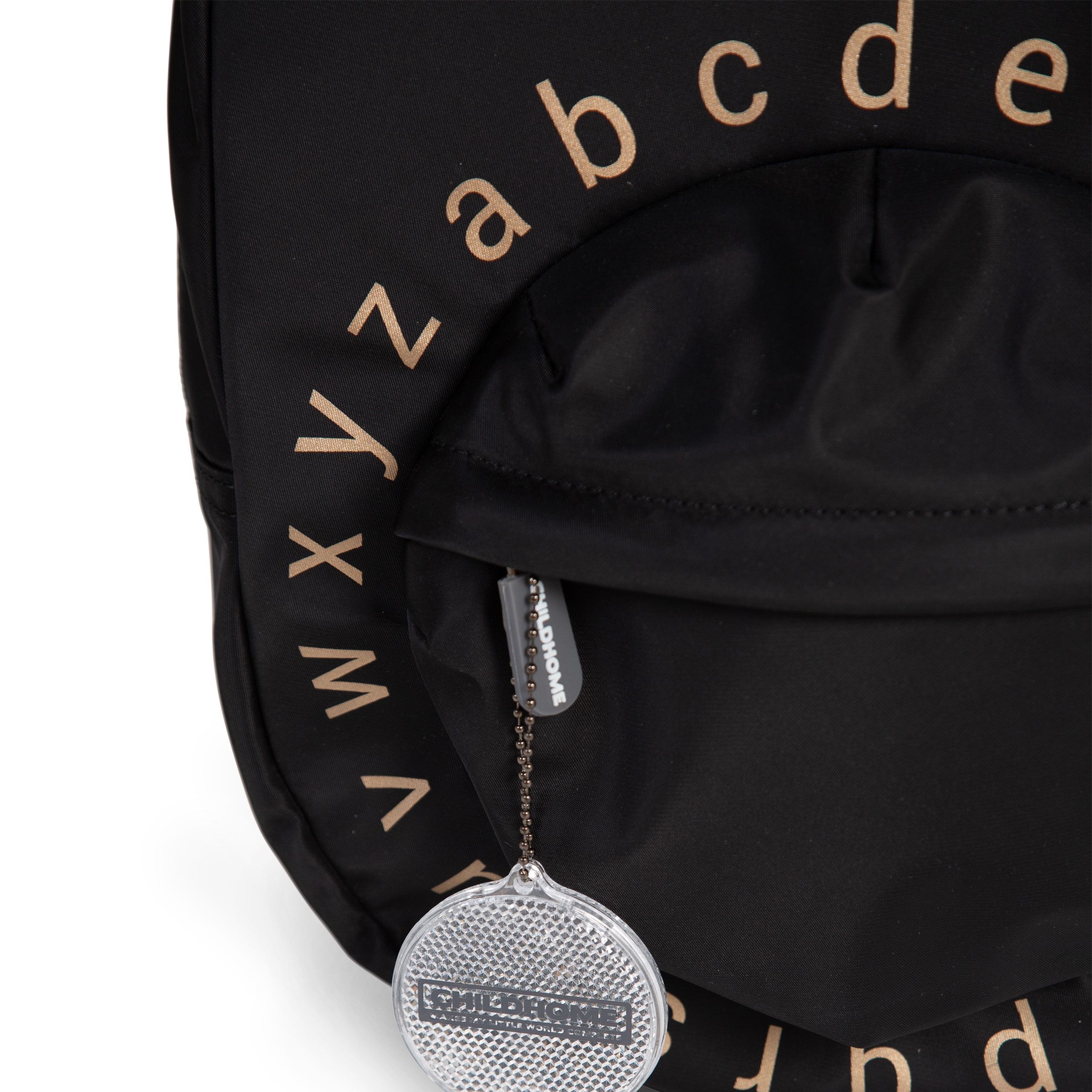 Childhome, Plecak dziecięcy ABC - Czarno-złoty