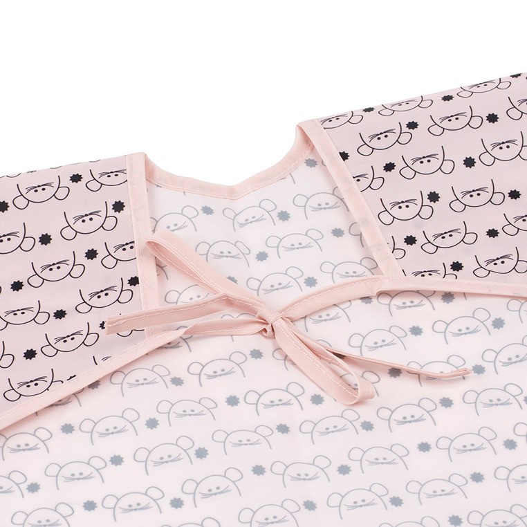 Lassig, Śliniak z długim rękawem 12m+ Little Chums Mysz