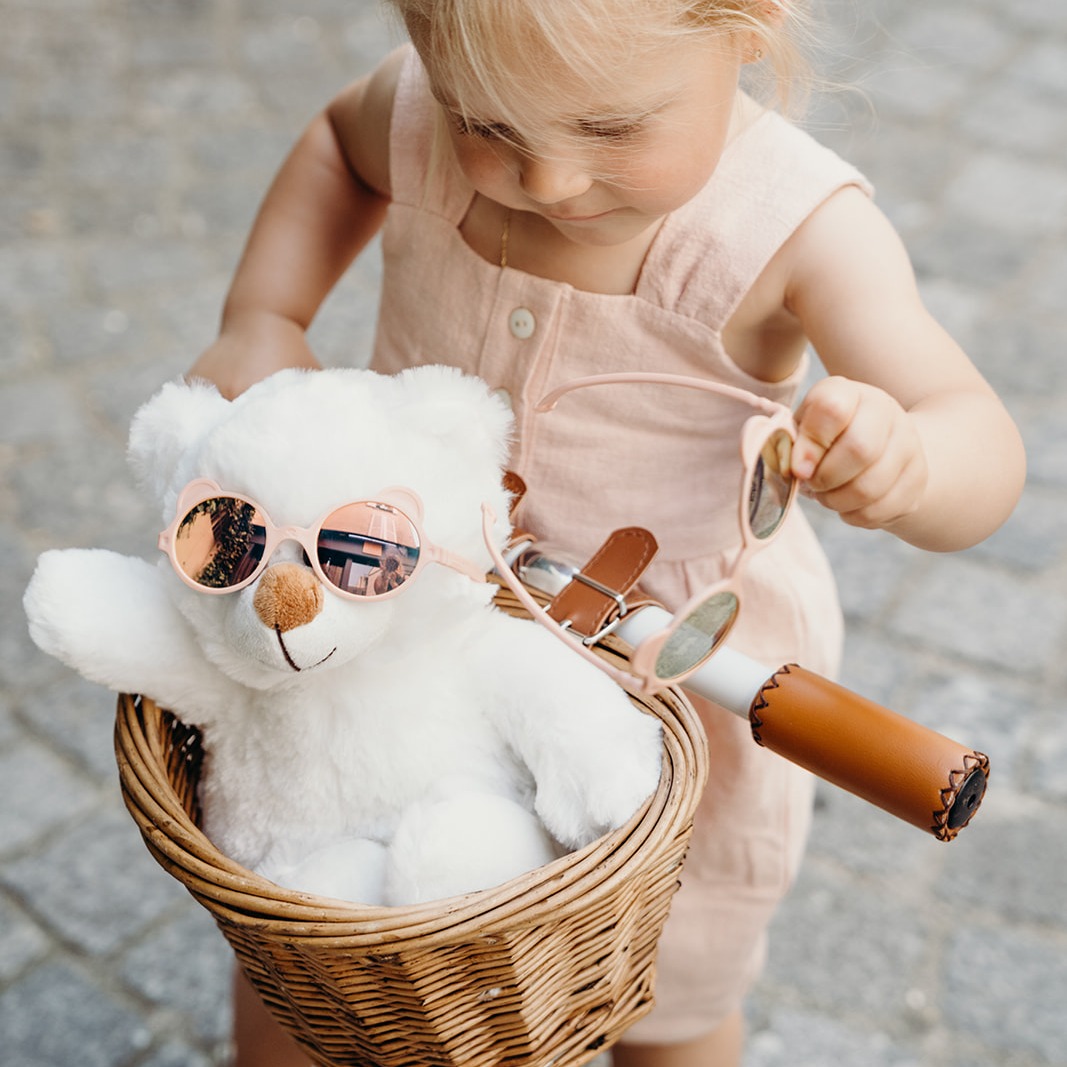 Ki ET LA, Okulary przeciwsłoneczne OURS'ON 2-4 lata Peach Ki ET LA, Okulary przeciwsłoneczne OURS'ON 2-4 lata Peach