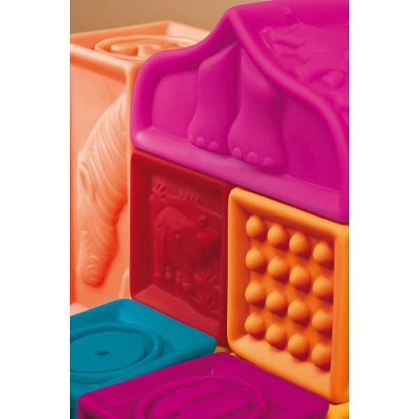 Btoys, klocki miękkie  z literkami - zestaw duży