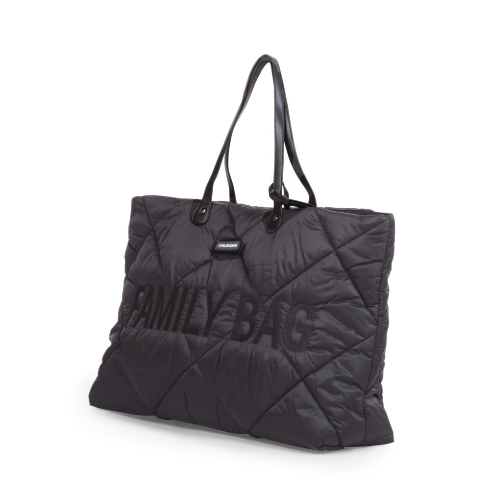 Childhome, Torba Family bag Pikowana Czarna Childhome, Torba Family bag Pikowana Czarna