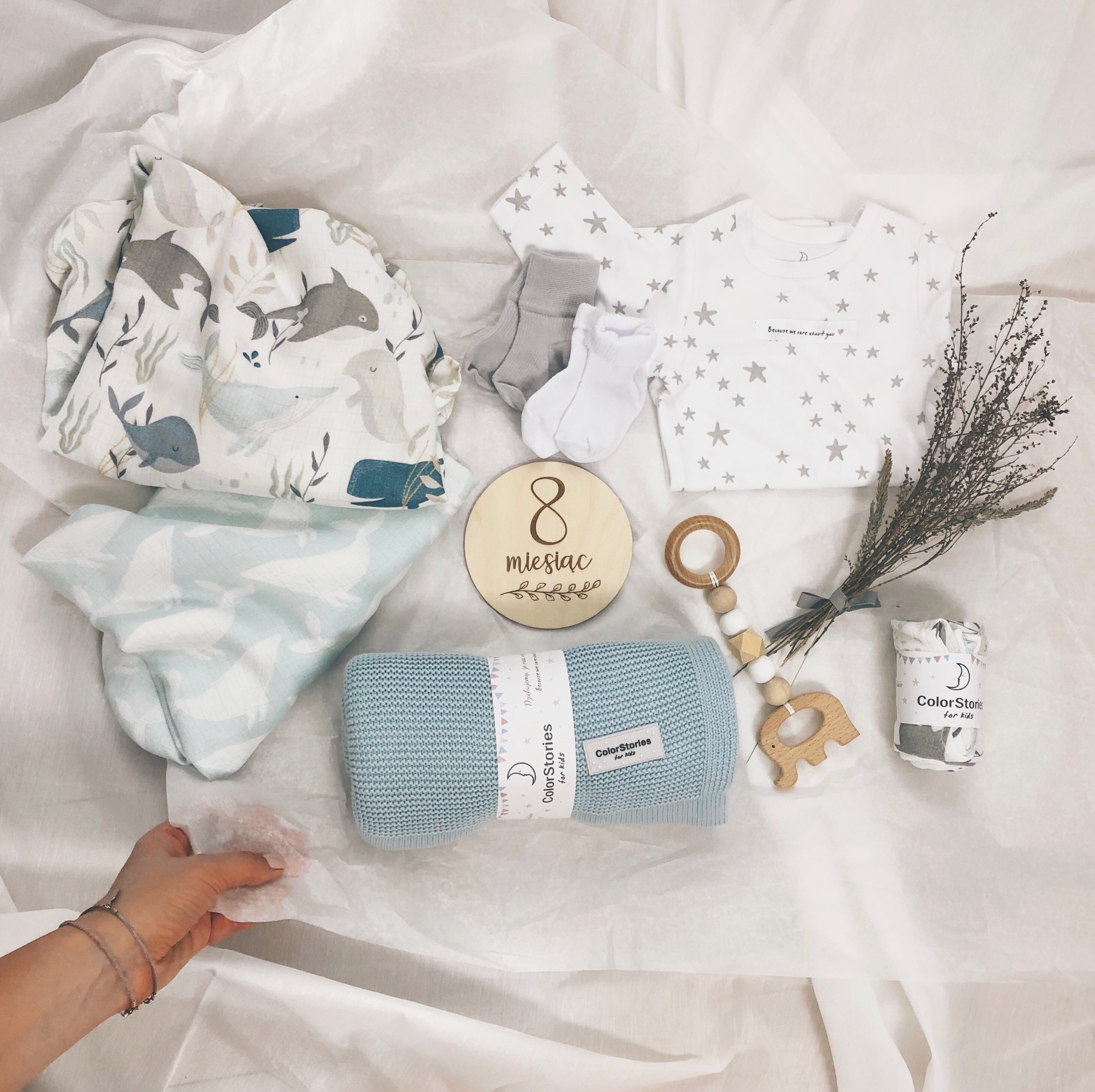 ColorStories, Otulacz bambusowy Ocean ColorStories, Otulacz bambusowy Ocean