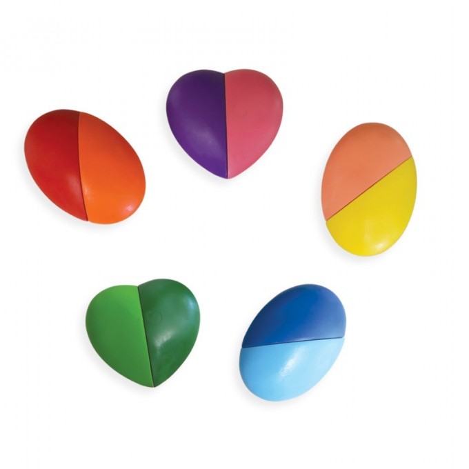 Ooly, Kredki Dwukolorowe Serca