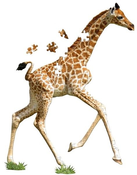 Madd Capp, Puzzle I AM LIL' - GIRAFFE - Żyrafa Madd Capp, Puzzle I AM LIL' - GIRAFFE - Żyrafa