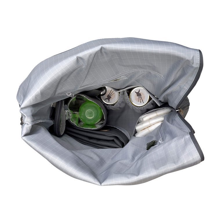 Lassig, Green Label Plecak dla mam z akcesoriami Rolltop Backpack Anthracite Lassig, Green Label Plecak dla mam z akcesoriami Rolltop Backpack Anthracite