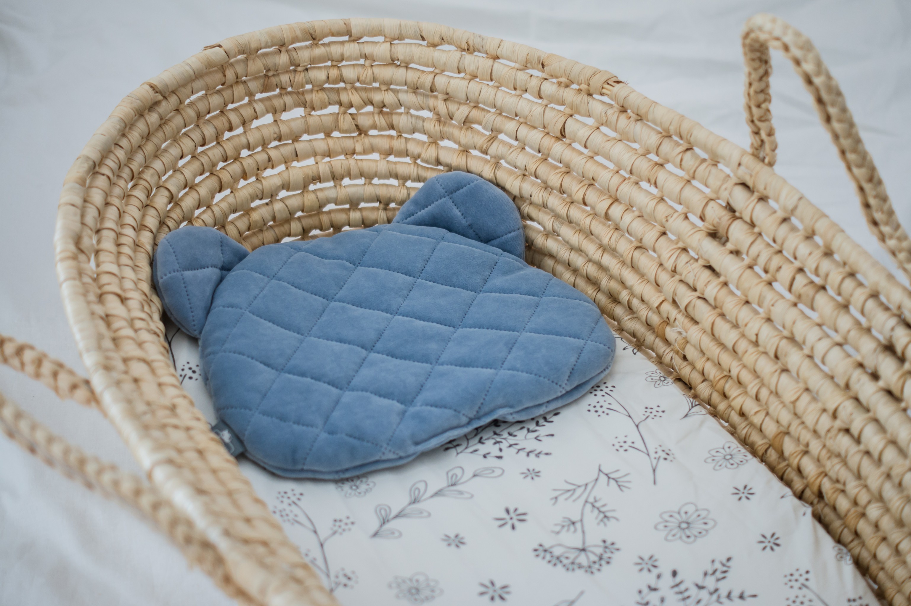 Sleepee, Misiowa Poduszka Royal Baby Denim