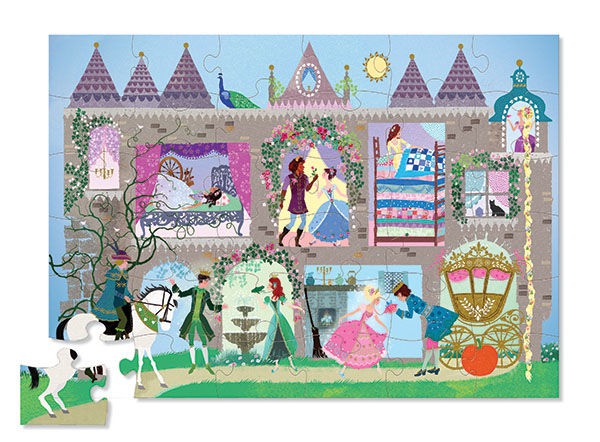 Crocodile Creek, Puzzle z figurkami, motyw Pałac księżniczek Crocodile Creek, Puzzle z figurkami, motyw Pałac księżniczek