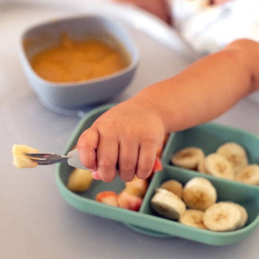 Beaba, Zestaw pierwszych sztućców ze stali nierdzewnej Beaba, Zestaw pierwszych sztućców ze stali nierdzewnej