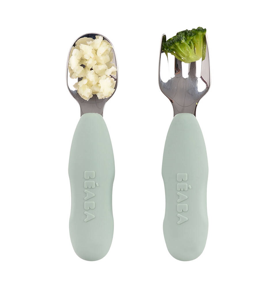 Beaba, Zestaw pierwszych sztućców ze stali nierdzewnej