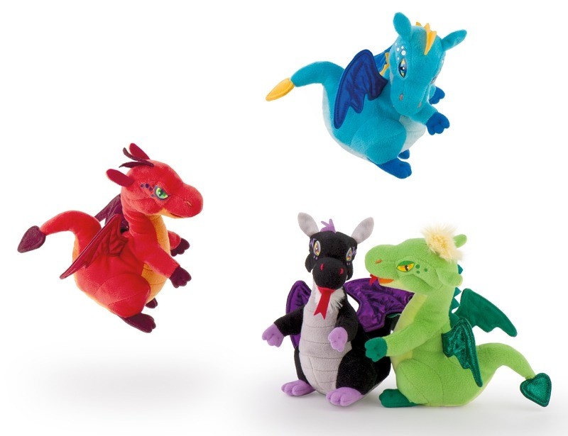 Trudi, Czerwony smok Evren, 14 cm, Fantasy