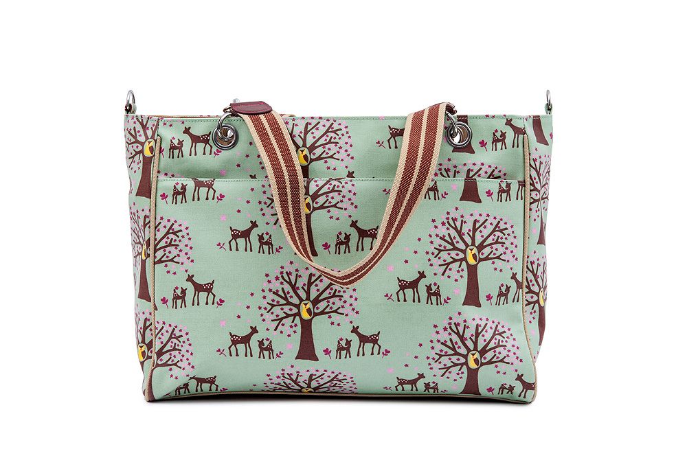 Torba Pink Lining Bramley Tote Woodland