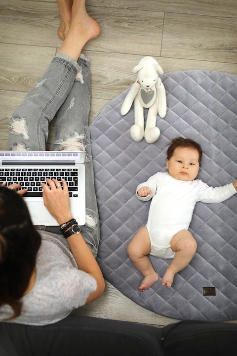 Sleepee, Mata do zabawy Royal Baby Grey