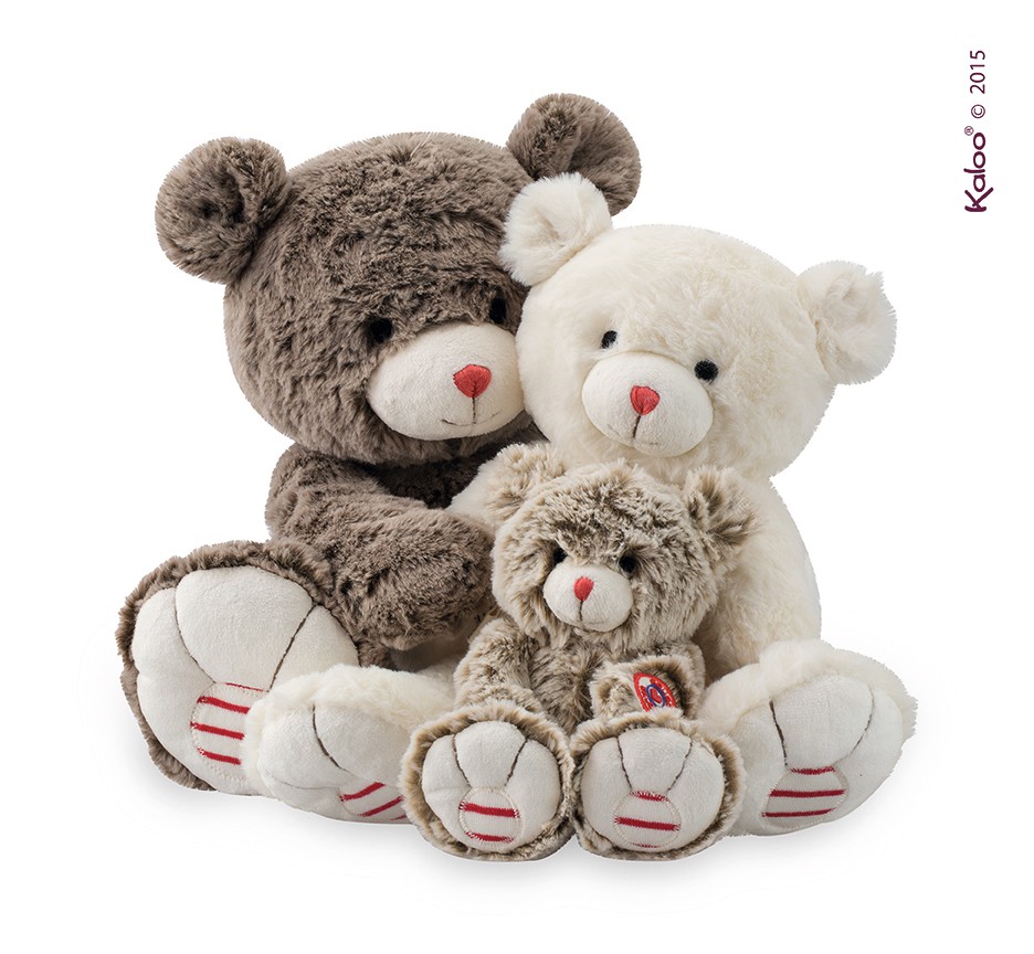 Kaloo, Miś czekoladowy brąz duży 38 cm kolekcja Rouge
