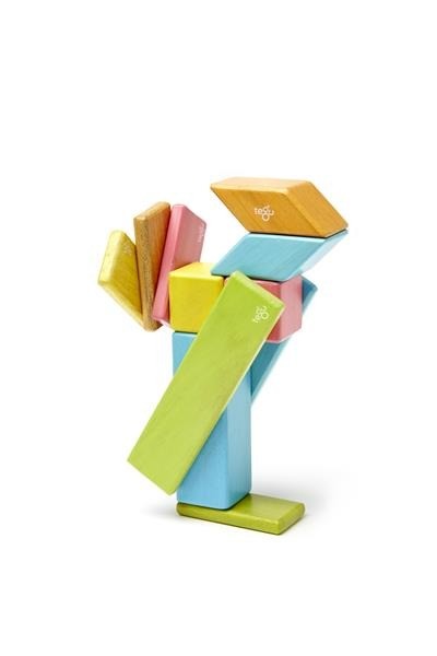 Tegu, Drewniane klocki magnetyczne CLASSICS zestaw 14szt Tints Tegu, Drewniane klocki magnetyczne CLASSICS zestaw 14szt Tints