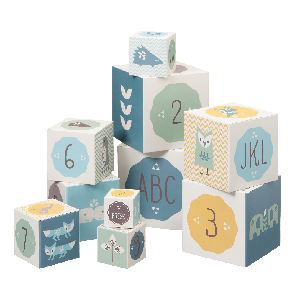 Fresk, Klocki Alfabet i Cyfry Boy