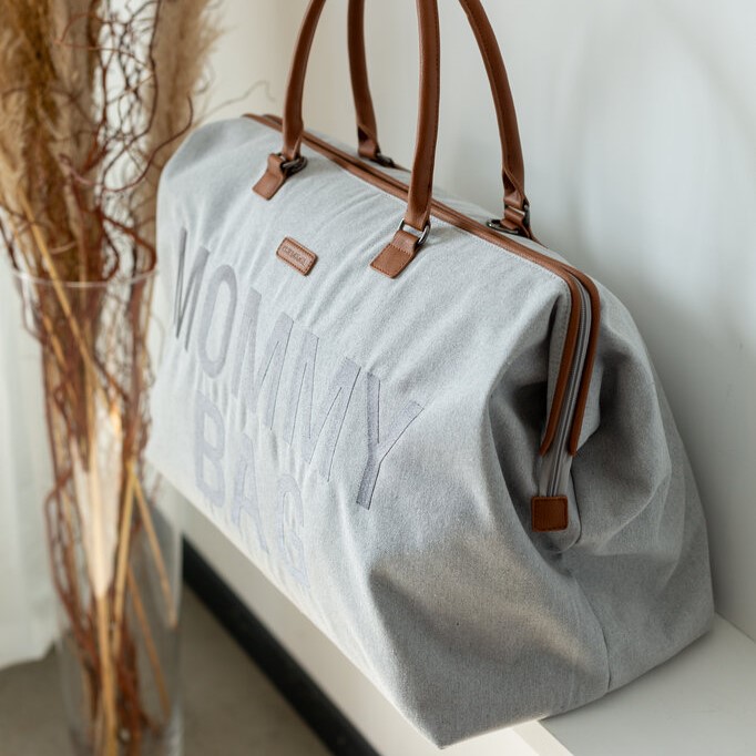 Childhome, Torba Mommy bag Kanwas Szara Childhome, Torba Mommy bag Kanwas Szara