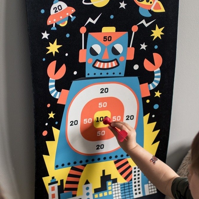 Janod, Magnetyczna gra w rzutki Roboty Janod, Magnetyczna gra w rzutki Roboty