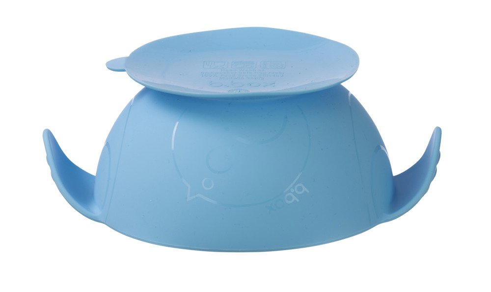 B.Box, Silikonowa miseczka przyssawką i łyżeczką, Ocean breeze