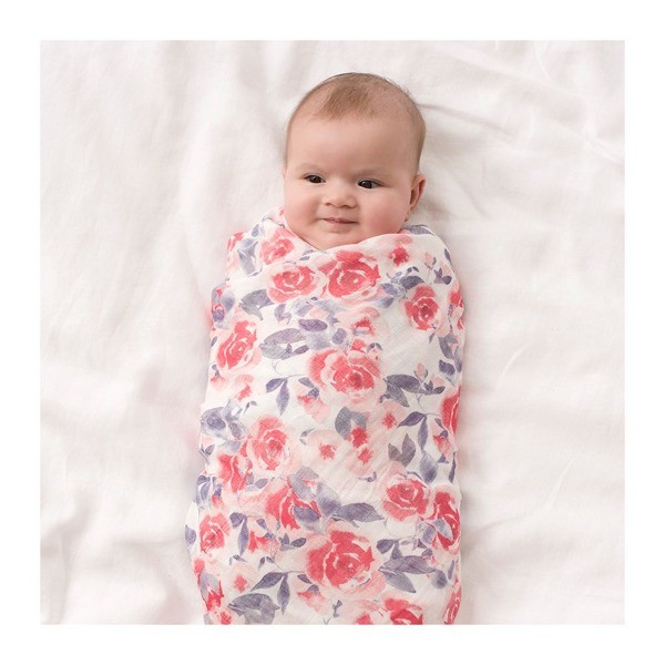 Aden & Anais, Otulacz bambusowy watercolour garden 3szt Aden & Anais, Otulacz bambusowy watercolour garden 3szt