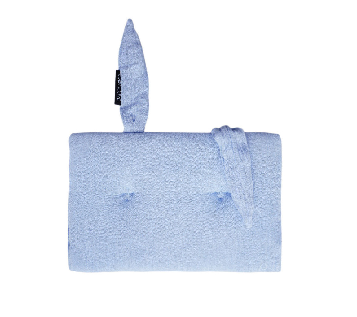 Lullalove, Poduszka królik - serenity - niebieski