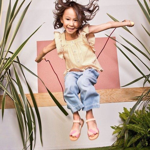 LILLIPUTIENS, Skakanka z drewnianymi rączkami Flaming Anais