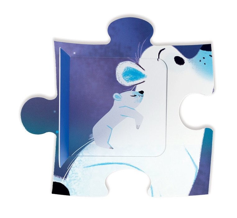 Janod, Puzzle z niespodzianką 20 elementów Pod gwiazdami Janod, Puzzle z niespodzianką 20 elementów Pod gwiazdami