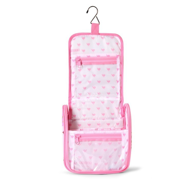 Kosmetyczka dla Malucha różowa w ptaszki