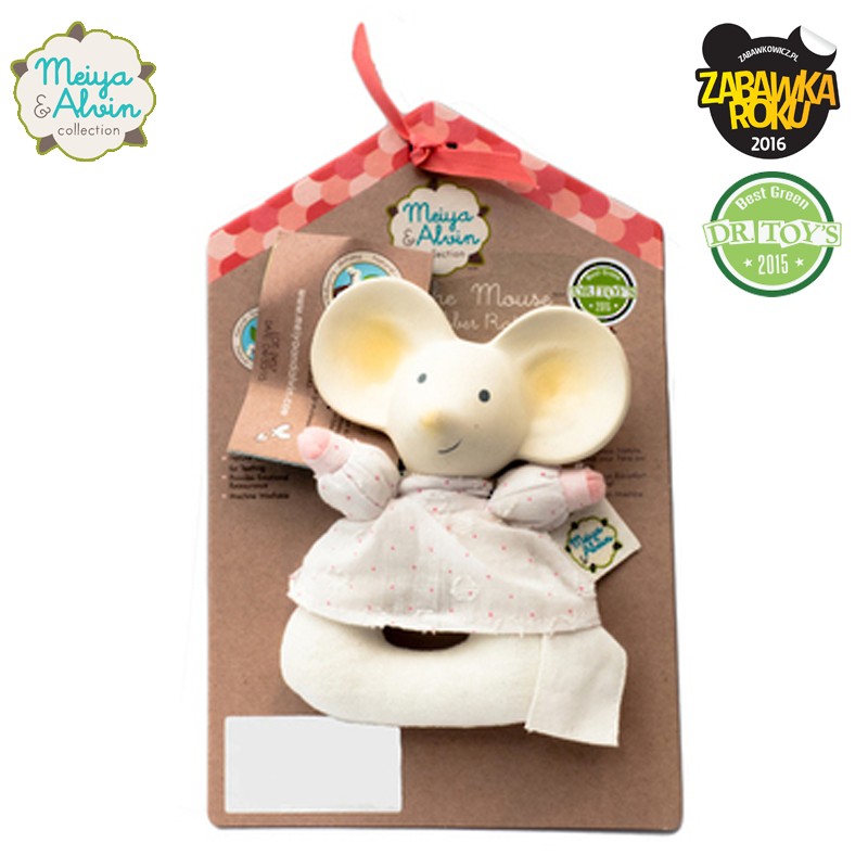 Meiya & Alvin, Organizczny gryzak z grzechotką Meiya Meiya & Alvin, Organizczny gryzak z grzechotką Meiya