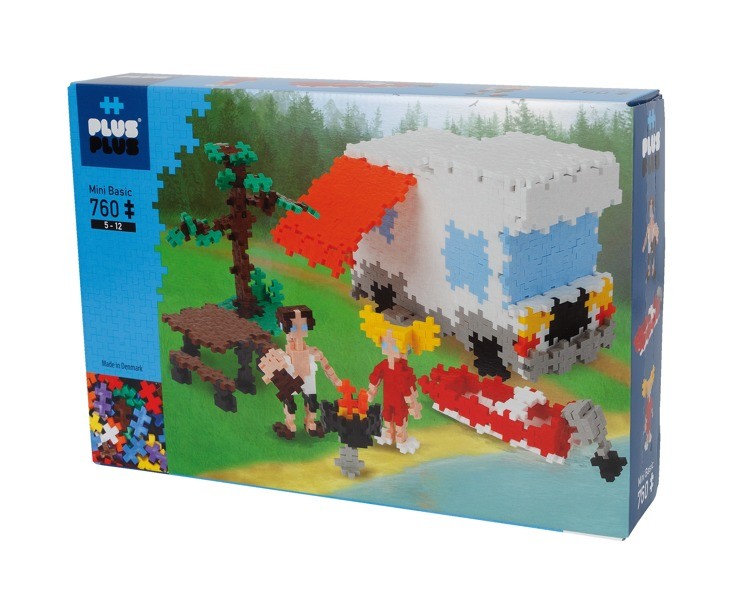 Plus-Plus, Mini Basic - 760 szt. - Kamping