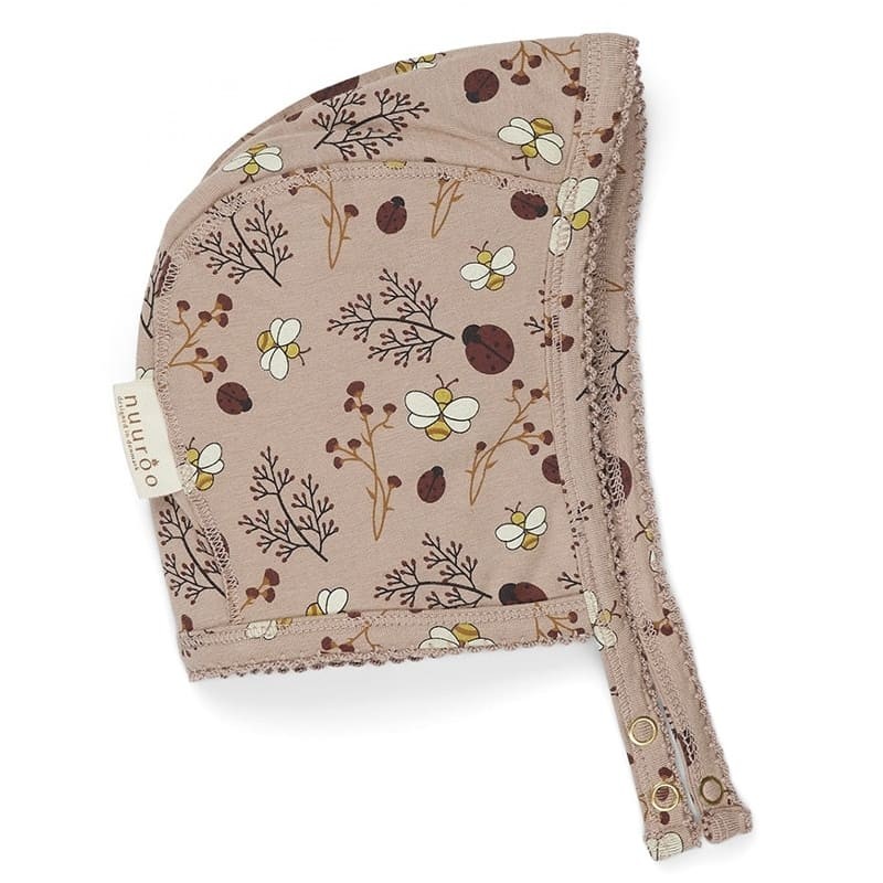 Nuuroo, bonetka z organicznego jerseyu Flower Bee rozmiar M Nuuroo, bonetka z organicznego jerseyu Flower Bee rozmiar M