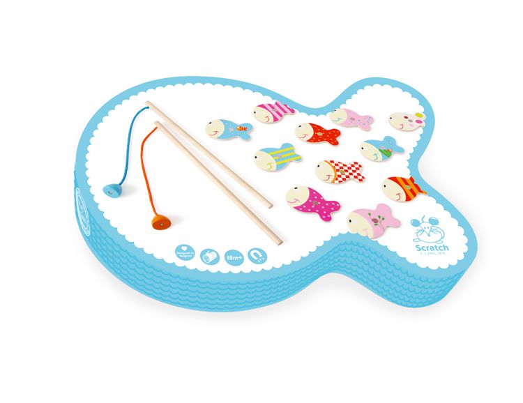 Gra Łowimy rybki (jasny niebieski)