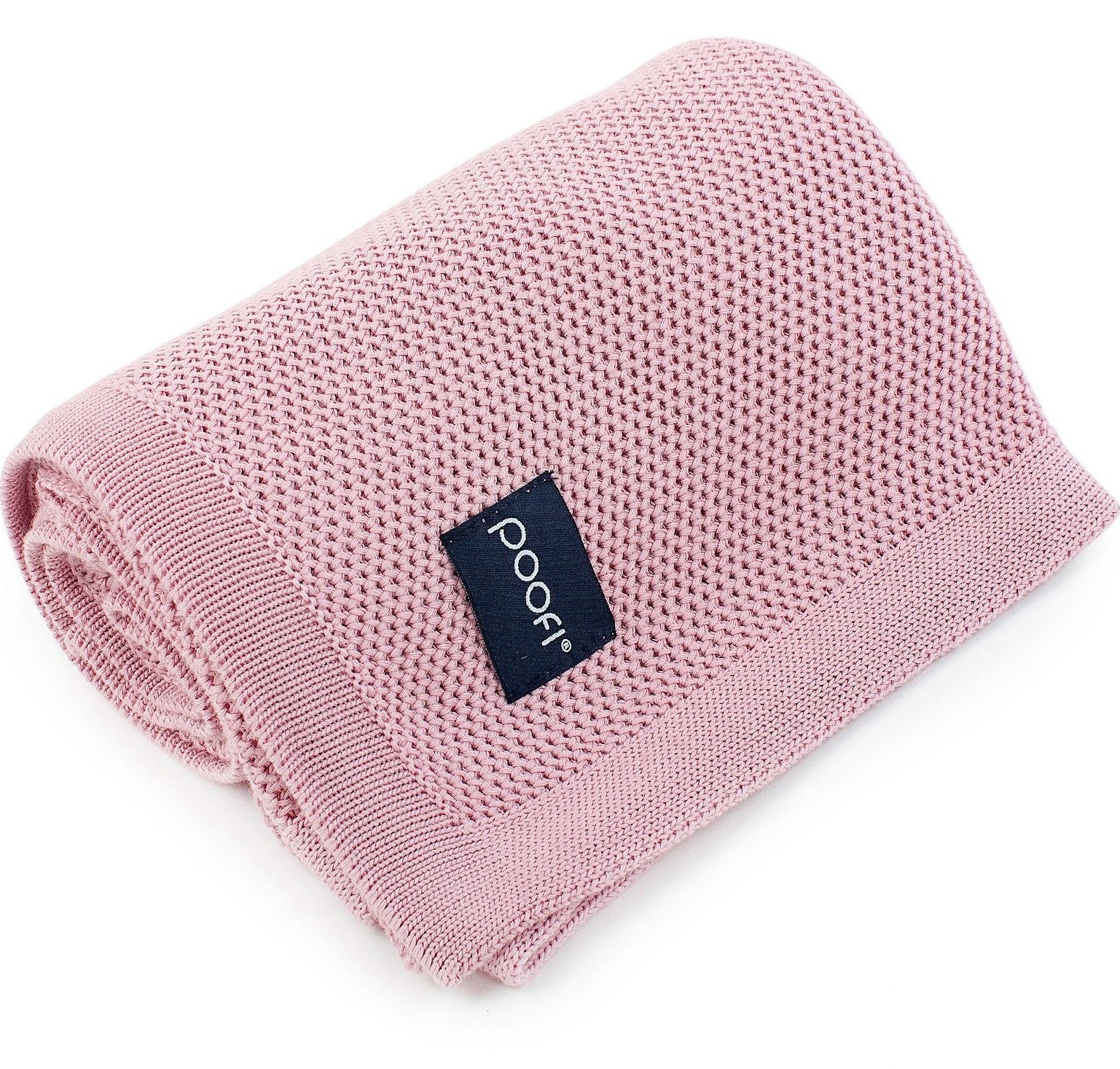 Poofi, Kocyk bambusowy Faro  Vintage pink Poofi, Kocyk bambusowy Faro  Vintage pink