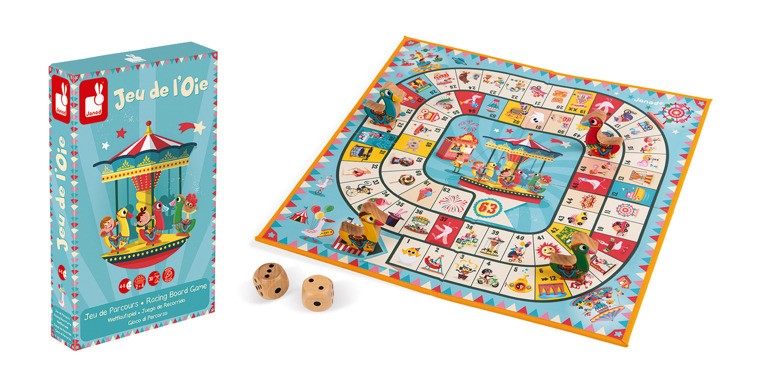 Janod, Gra wyścig Gąski na karuzeli Carrousel