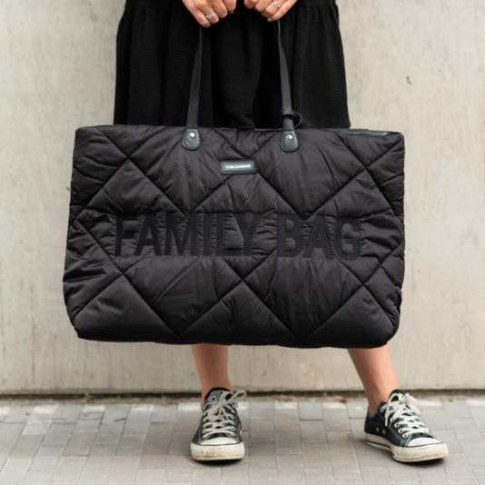 Childhome, Torba Family bag Pikowana Czarna Childhome, Torba Family bag Pikowana Czarna