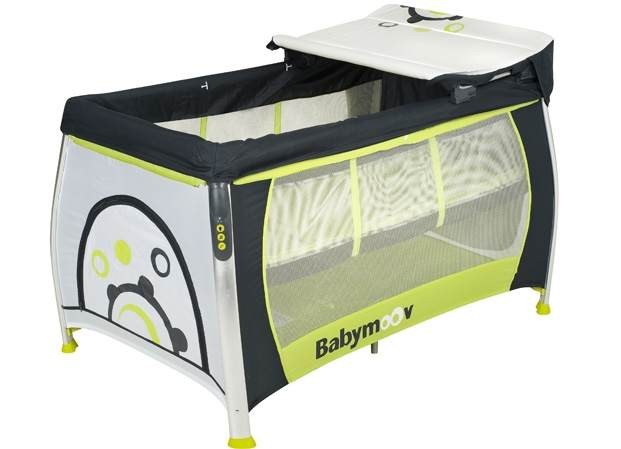 Łóżeczko turystyczne Silver Dream Babymoov - Green / Grey