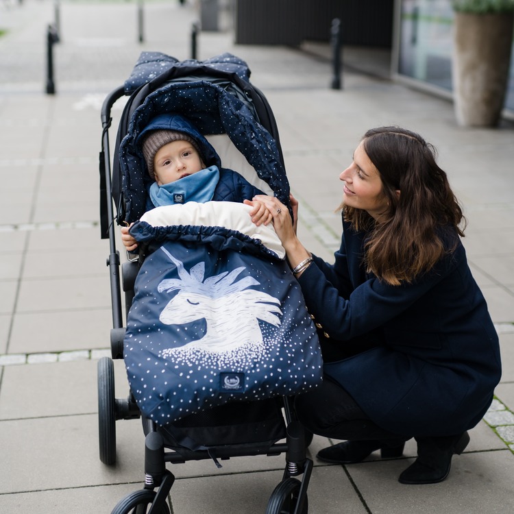 La Millou, Velvet Collection - Aspen Winterproof - lekki śpiworek do wózka - Unicorne&Rafaello
