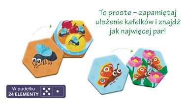 Gra memory Owady i robaczki Kapitan Nauka