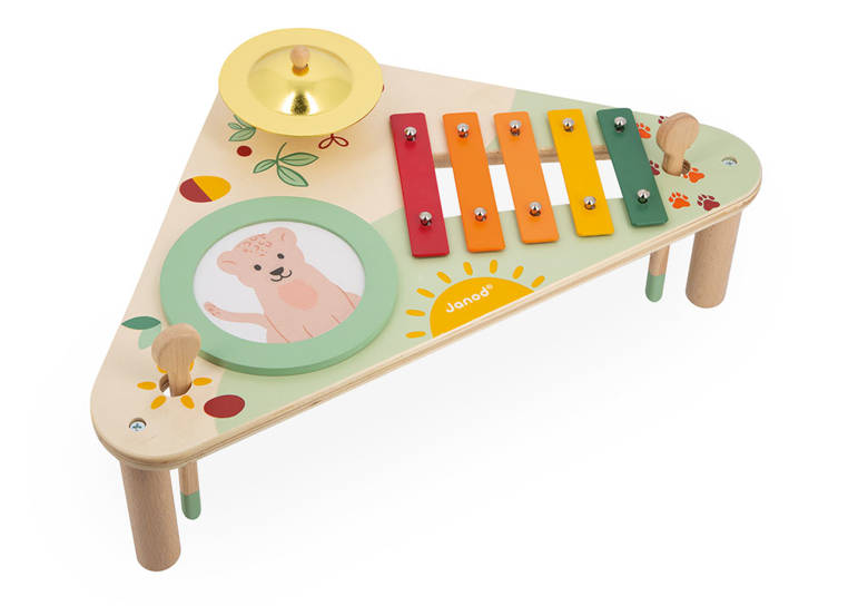 Janod, Stolik muzyczny Sunshine 12m+ Janod, Stolik muzyczny Sunshine 12m+