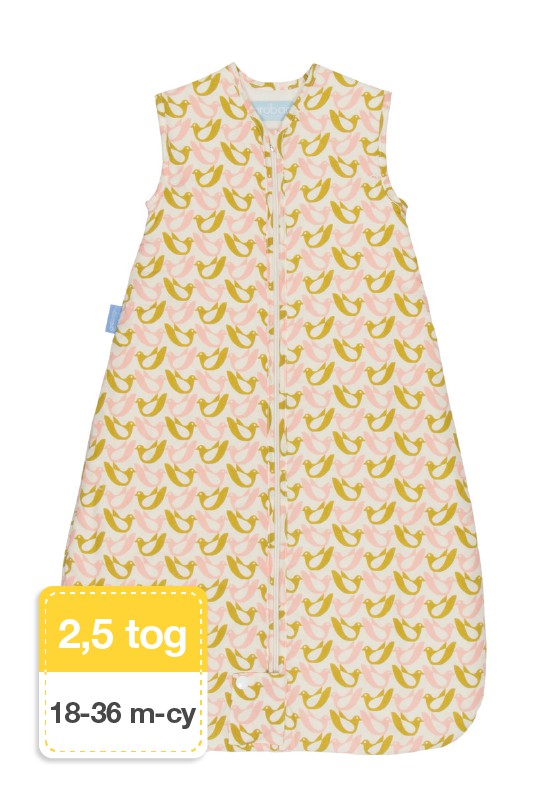 Gro Company, Śpiworek Orla Kiely Bird Travel 2,5 tog, 18-36 m-cy Gro Company, Śpiworek Orla Kiely Bird Travel 2,5 tog, 18-36 m-cy