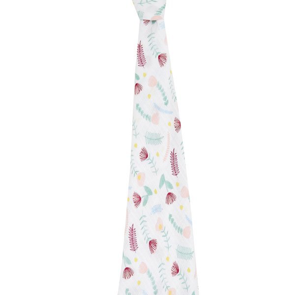 aden+anais, ESSENTIALS otulacz muślinowy 112cm x 112cm floral fauna aden+anais, ESSENTIALS otulacz muślinowy 112cm x 112cm floral fauna