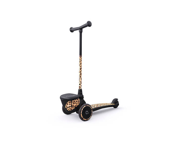 Scootandride, Highwaykick 2 Lifestyle Hulajnoga trójkołowa balansowa z zamykanym schowkiem 2+ Leopard Scootandride, Highwaykick 2 Lifestyle Hulajnoga trójkołowa balansowa z zamykanym schowkiem 2+ Leopard