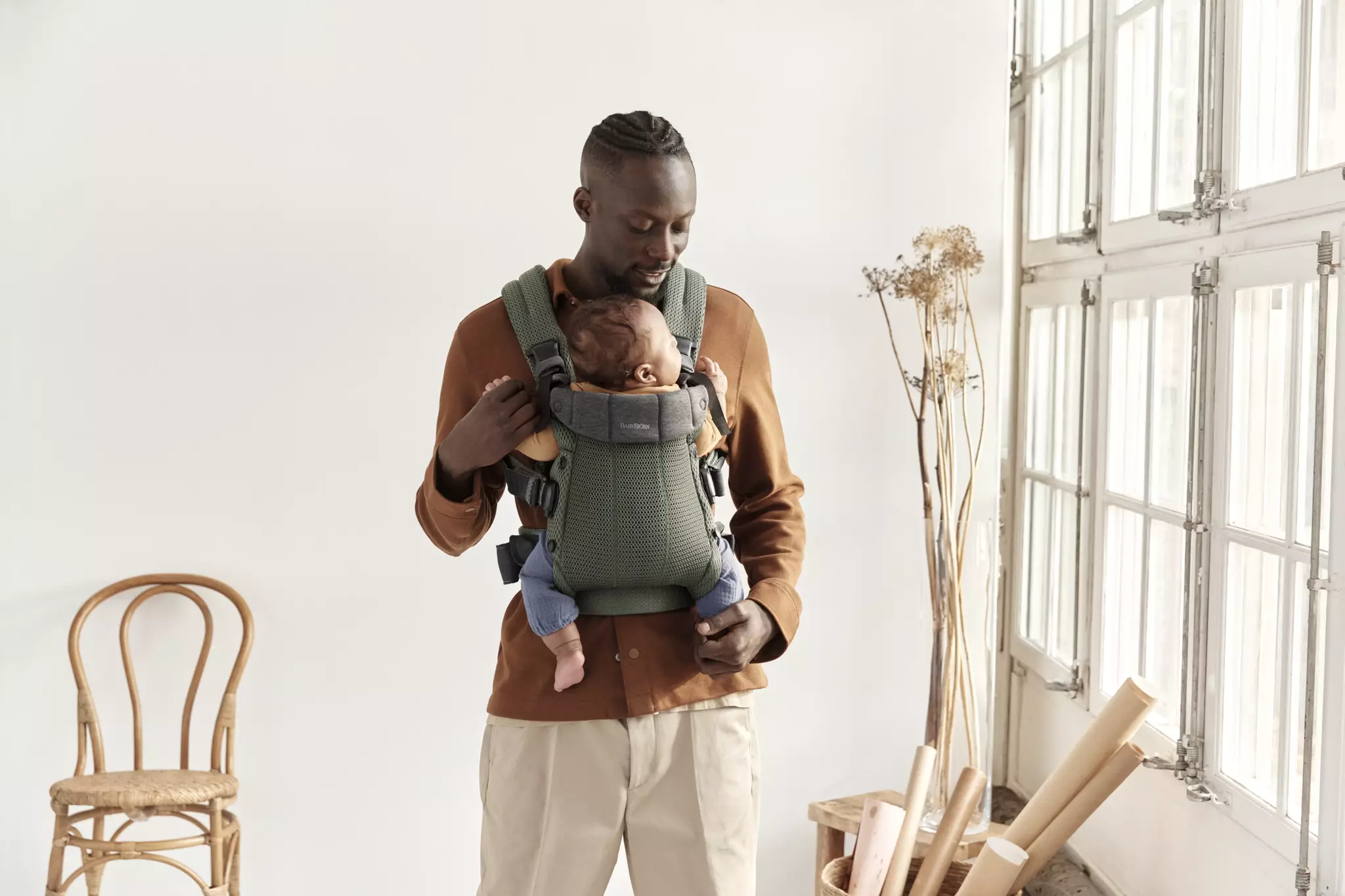 Babybjorn , Nosidełko Harmony 3D Mesh, Zielony Babybjorn , Nosidełko Harmony 3D Mesh, Zielony