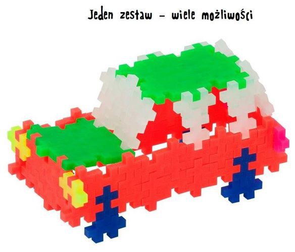 Plus-Plus, Mini 360 NEON STATEK KOSMICZNY